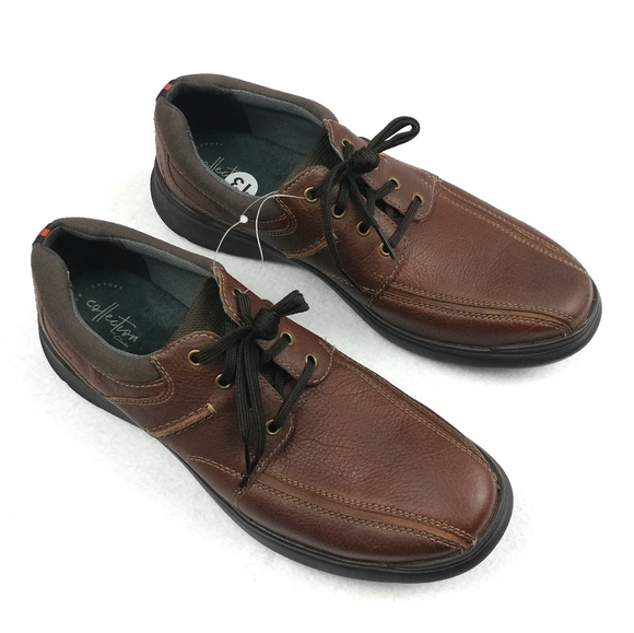 clarks cotrell walk leather shoes